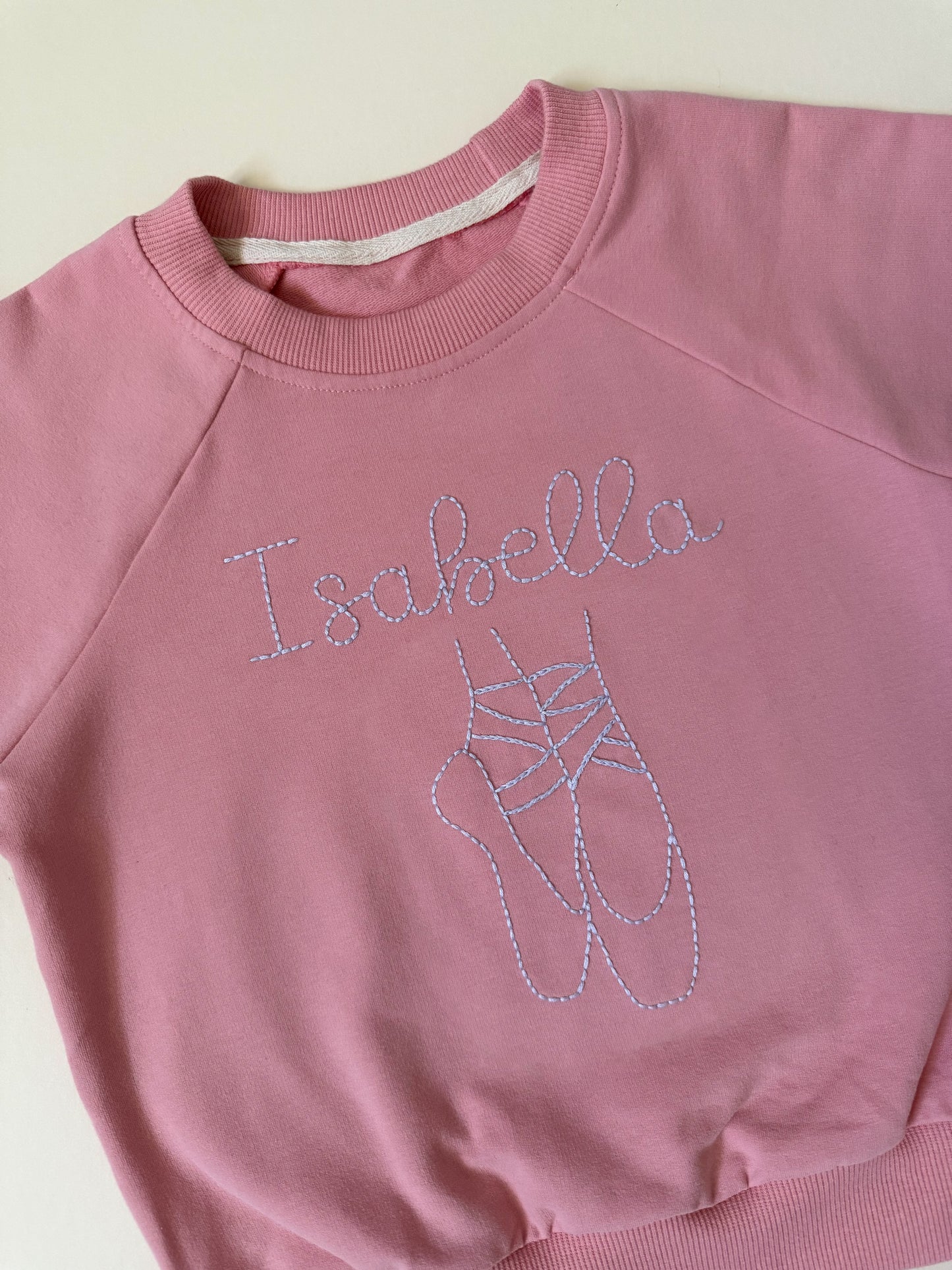 Personalized Pullover in Pink