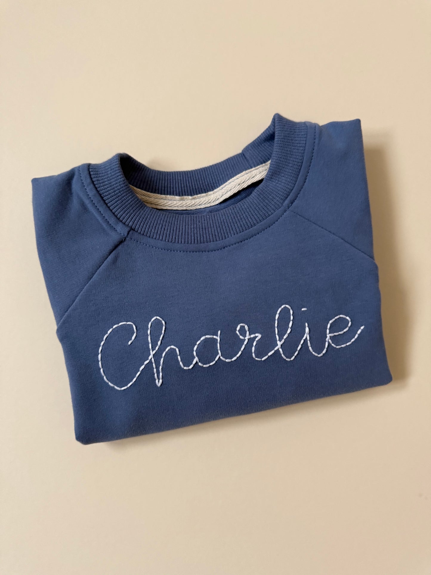 Personalized Pullover in Blue