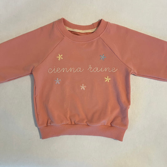 Personalized Pullover in Pink