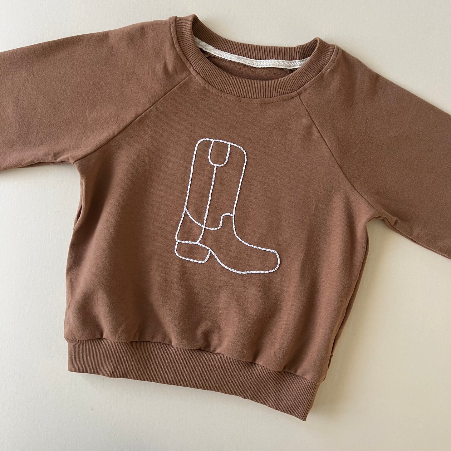 Personalized Pullover in Coffee