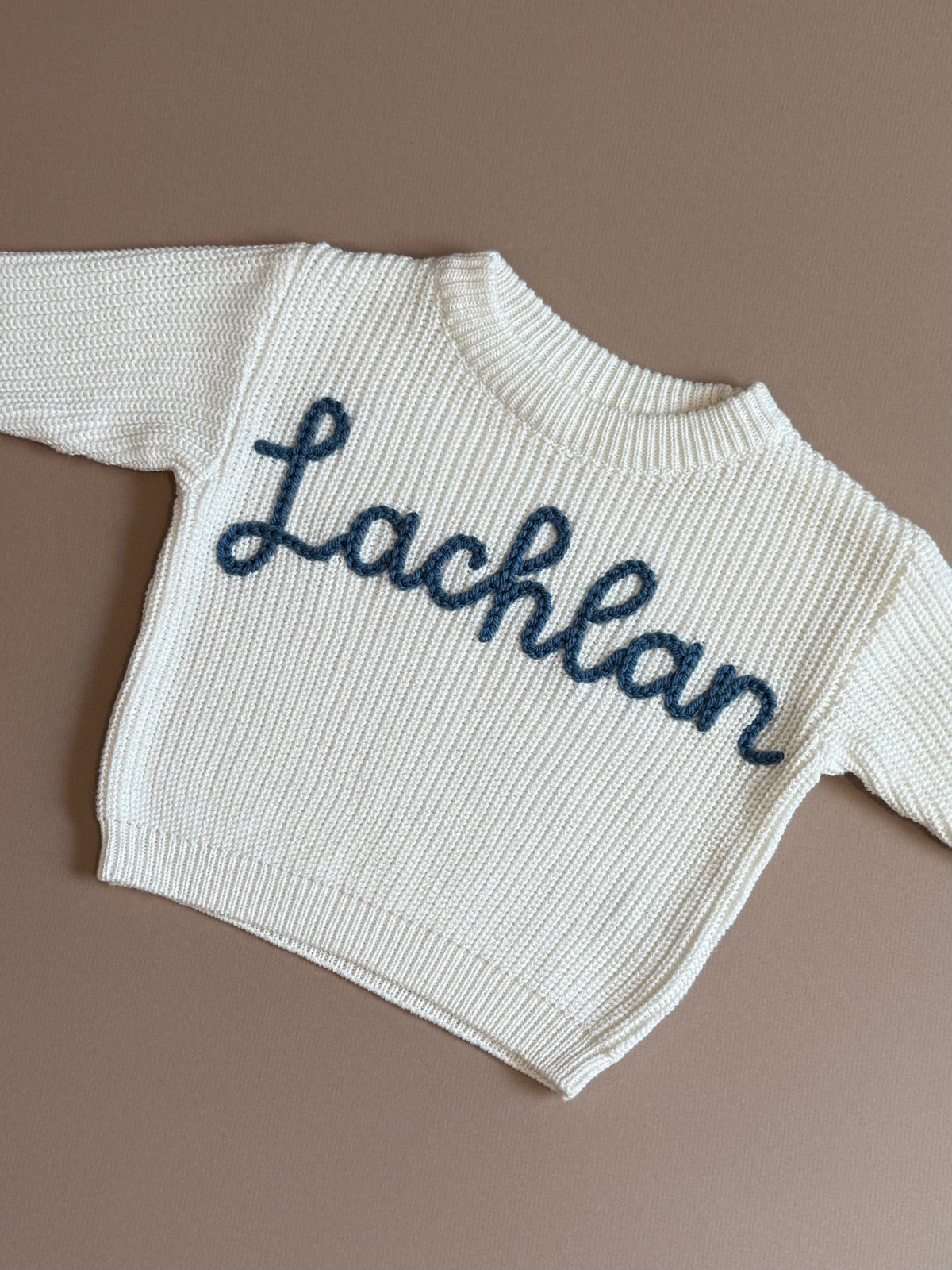 Chunky Name Sweaters