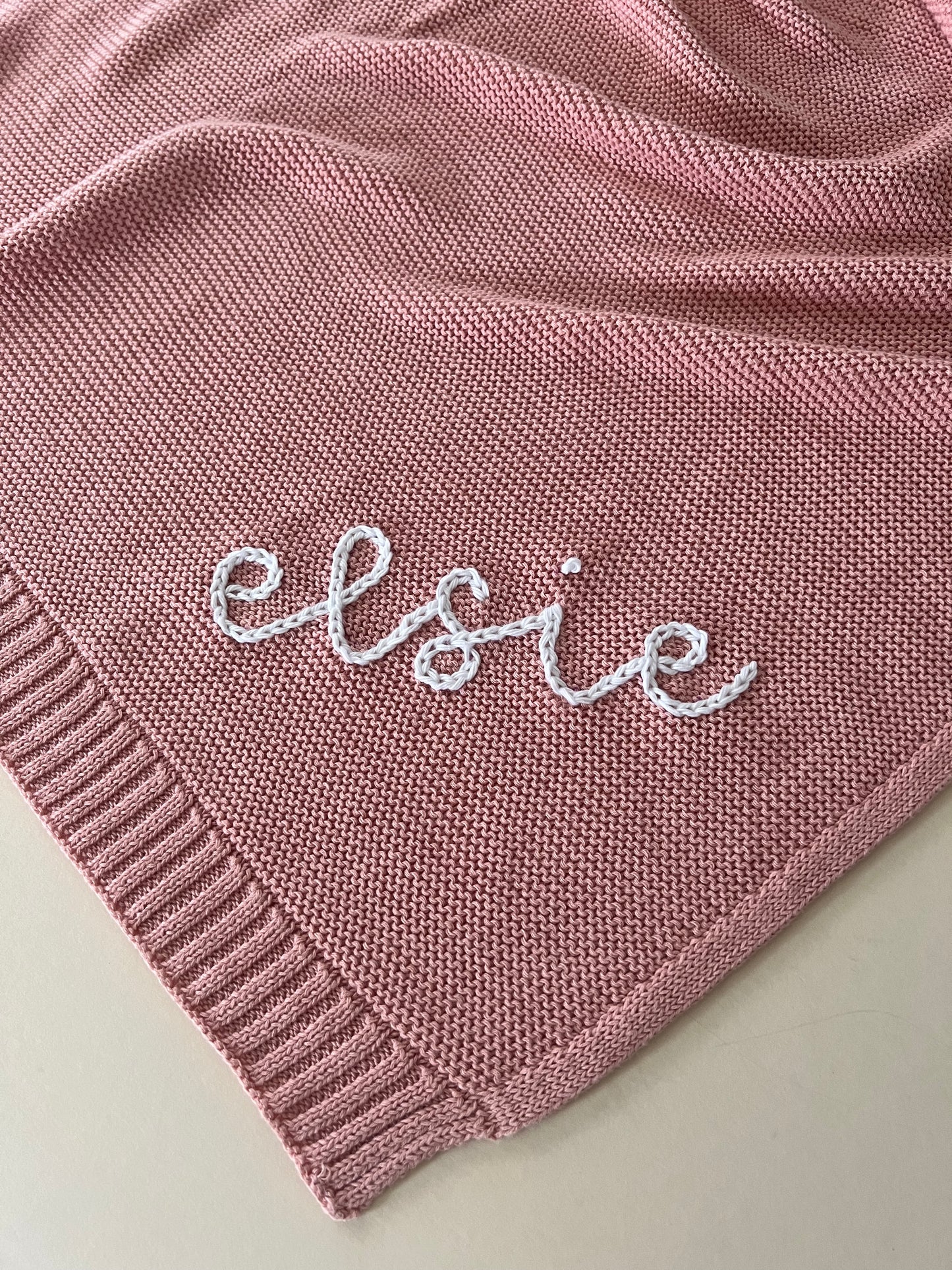 Personalized Blanket in Pink