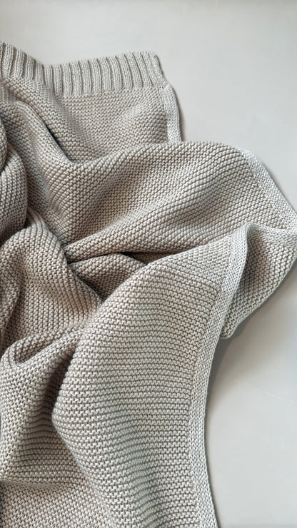 Personalized Blanket in Oat