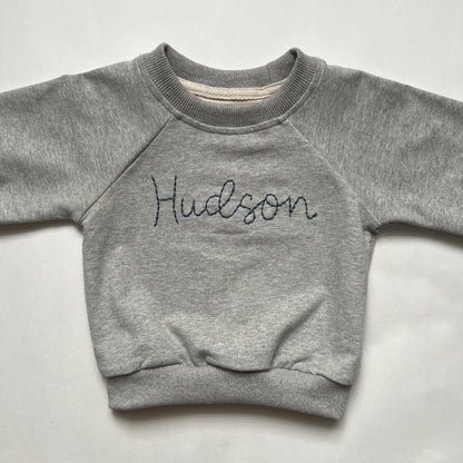 Personalized Pullover in Gray