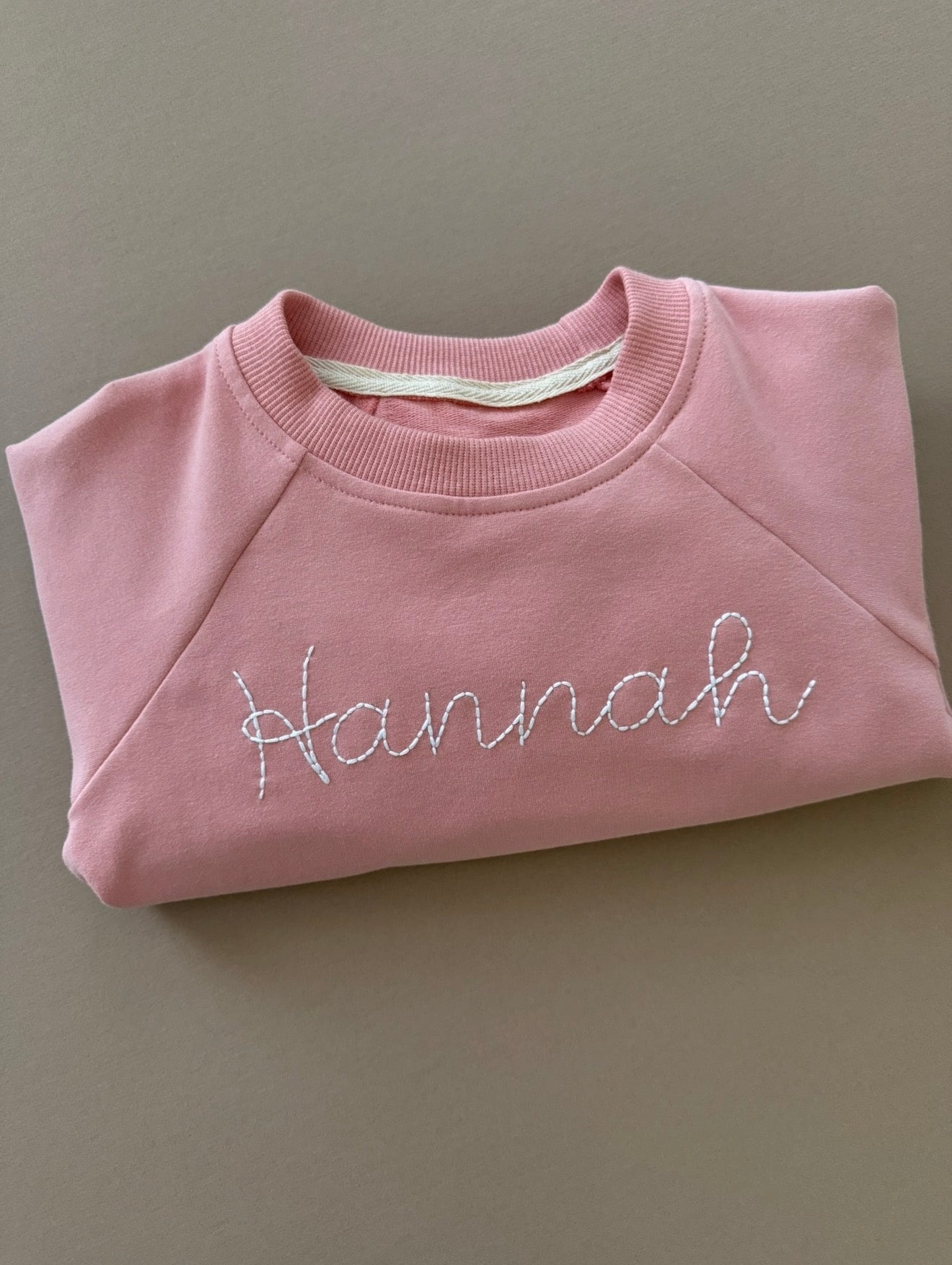 Personalized Pullover in Pink