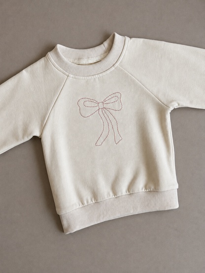 Personalized Pullover in Cream