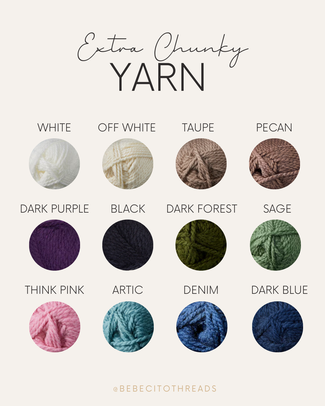Chunky Name Sweaters
